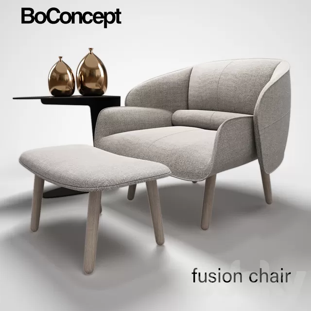 Chair and Armchair 3D Models – BoConcept fusion chair