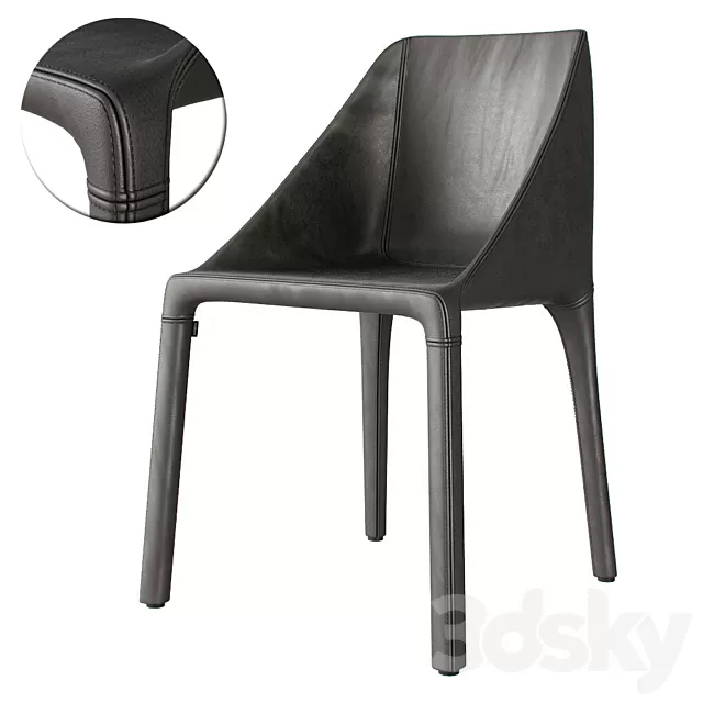 Chair and Armchair 3D Models – Poliform Manta armrest Chair and Armchair 3D Models – Poliform Manta armrest