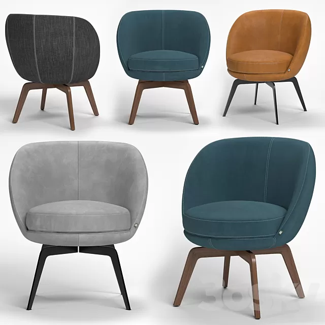 Chair and Armchair 3D Models – ROLF BENZ 562 Chair and Armchair 3D Models – ROLF BENZ 562
