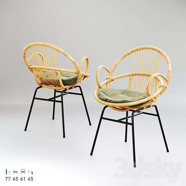 Chair and Armchair 3D Models – Satelliet Twine AC Chair and Armchair 3D Models – Satelliet Twine AC