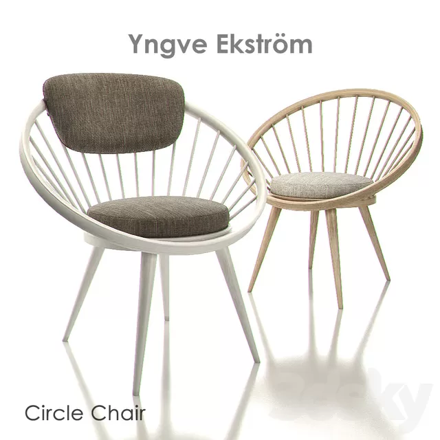 Chair and Armchair 3D Models – Yngve Ekstrom Circle Chair Chair and Armchair 3D Models – Yngve Ekstrom Circle Chair