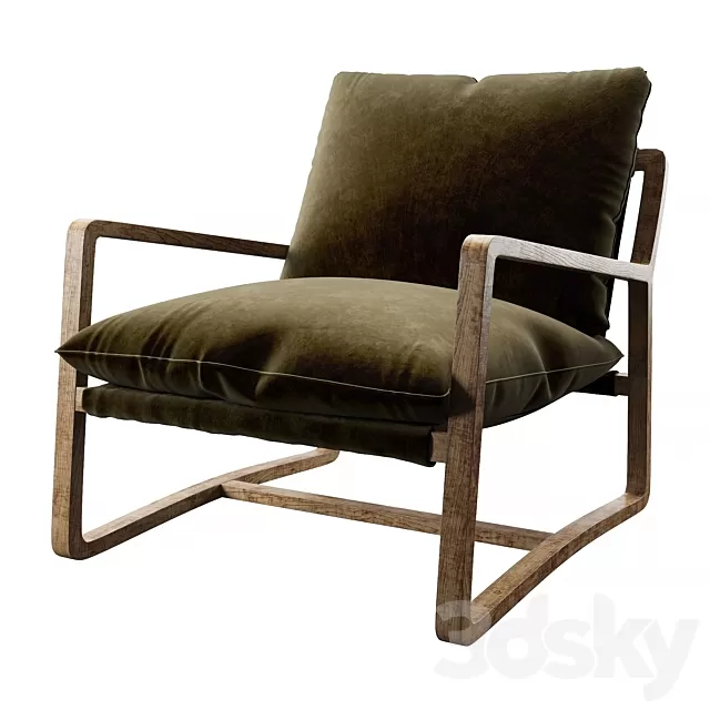 Armchair 3D Models – 0077 Armchair 3D Models – 0077