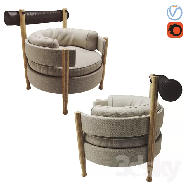 Armchair 3D Models – 0197 Armchair 3D Models – 0197