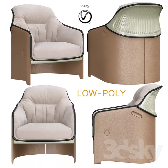 Armchair 3D Models – 0198 Armchair 3D Models – 0198