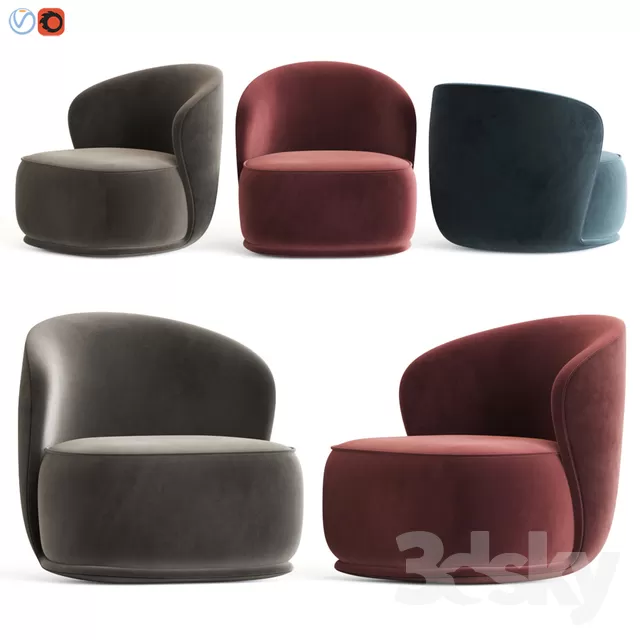Armchair 3D Models – 0203 Armchair 3D Models – 0203
