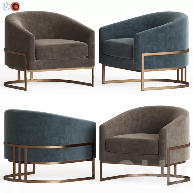 Armchair 3D Models – 0204 Armchair 3D Models – 0204