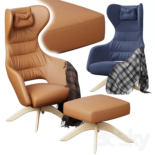 Armchair 3D Models – 0215 Armchair 3D Models – 0215