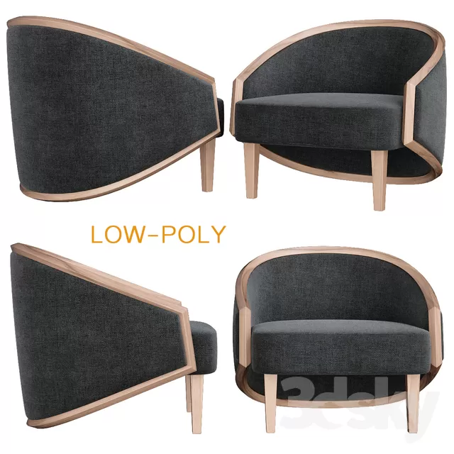 Armchair 3D Models – 0220 Armchair 3D Models – 0220