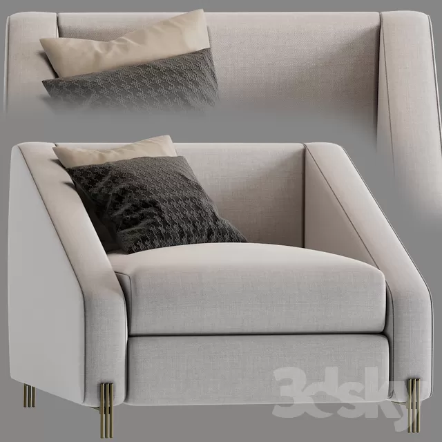 Armchair 3D Models – 0227 Armchair 3D Models – 0227