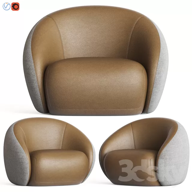 Armchair 3D Models – 0229 Armchair 3D Models – 0229
