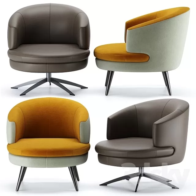 Armchair 3D Models – 0230 Armchair 3D Models – 0230