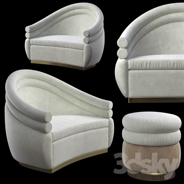 Armchair 3D Models – 0242 Armchair 3D Models – 0242