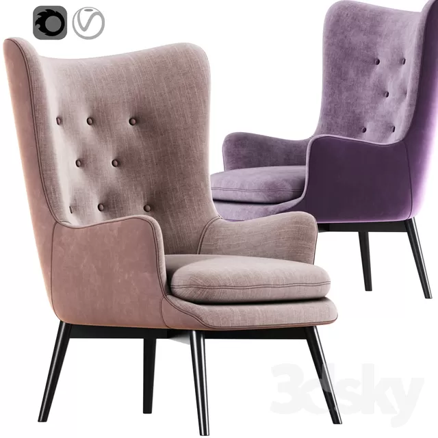 Armchair 3D Models – 0276 Armchair 3D Models – 0276