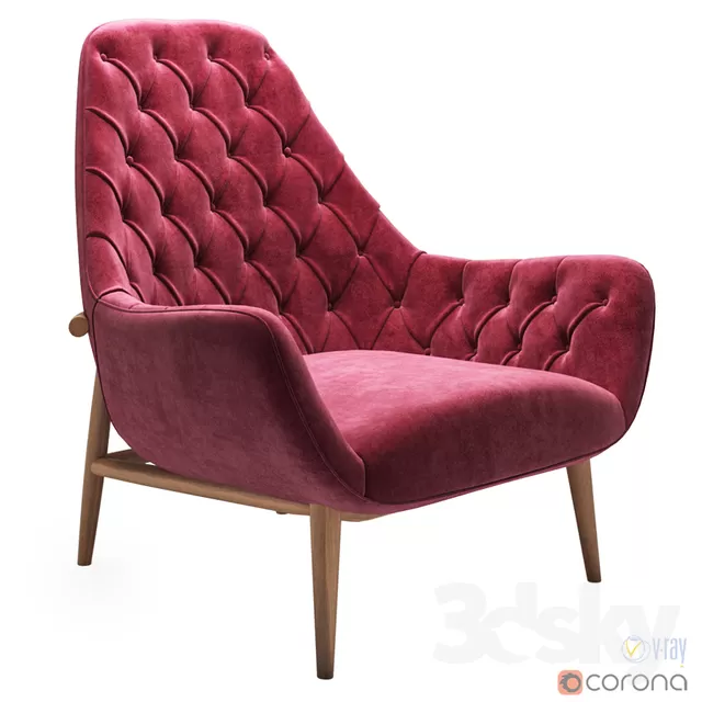 Armchair 3D Models – 0290 Armchair 3D Models – 0290