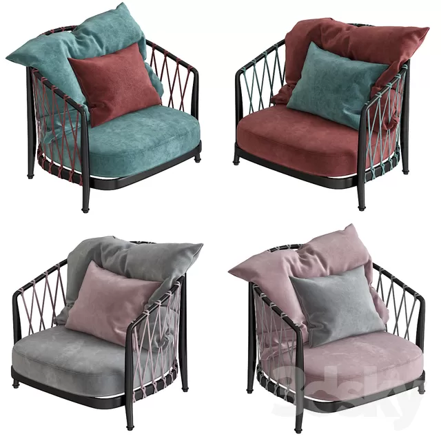 Armchair 3D Models – 0307 Armchair 3D Models – 0307