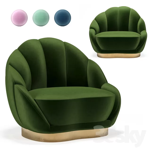 Armchair 3D Models – 0333 Armchair 3D Models – 0333