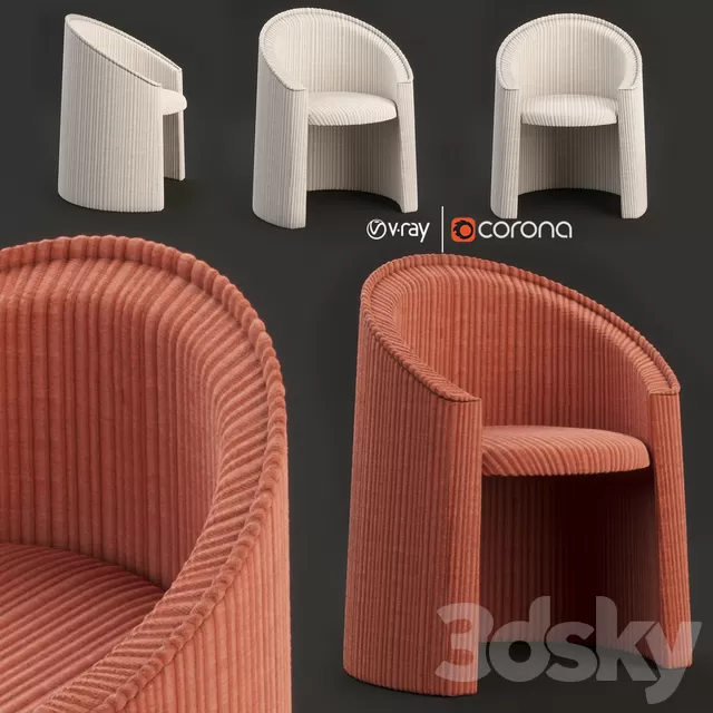 Armchair 3D Models – 0424 Armchair 3D Models – 0424