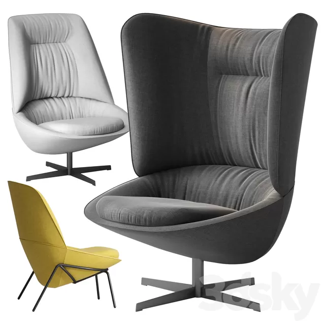 Armchair 3D Models – 0448 Armchair 3D Models – 0448