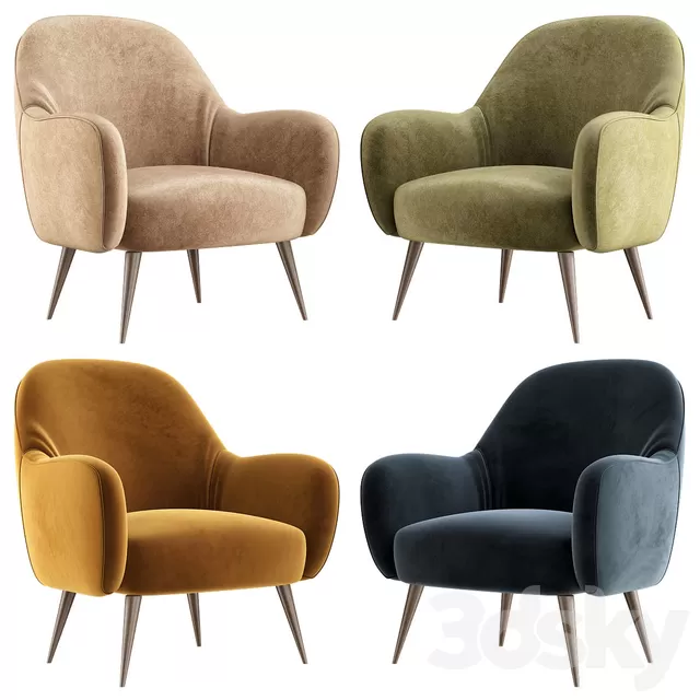 Armchair 3D Models – 0464 Armchair 3D Models – 0464