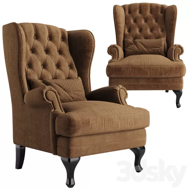 Armchair 3D Models – 0470 Armchair 3D Models – 0470