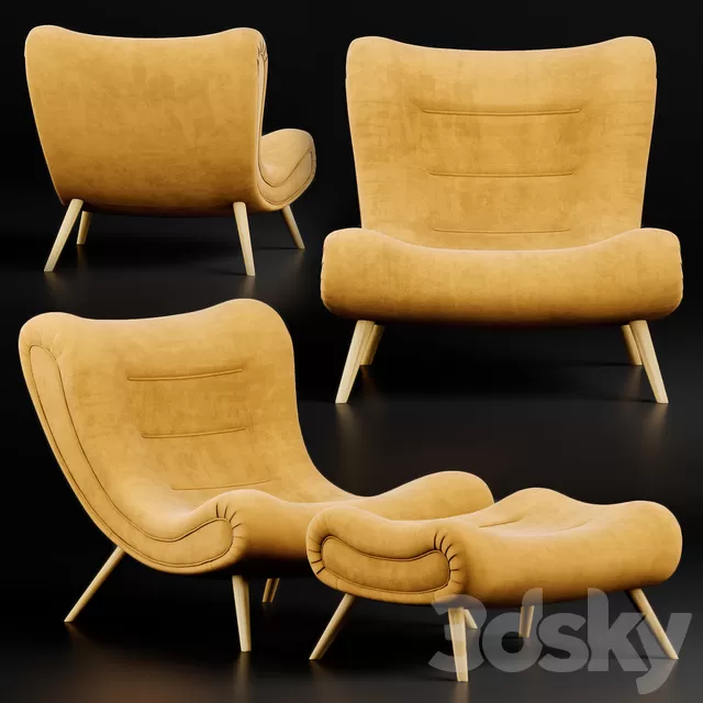 Armchair 3D Models – 0516 Armchair 3D Models – 0516