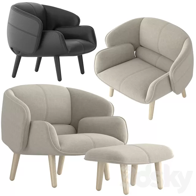 Armchair 3D Models – 0517 Armchair 3D Models – 0517