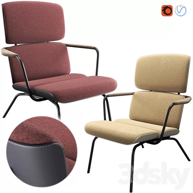 Armchair 3D Models – 0590