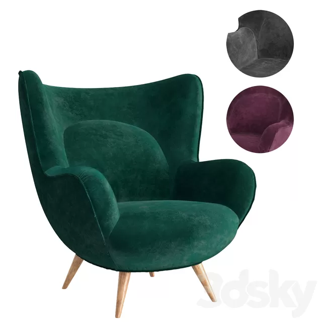 Armchair 3D Models – 0601