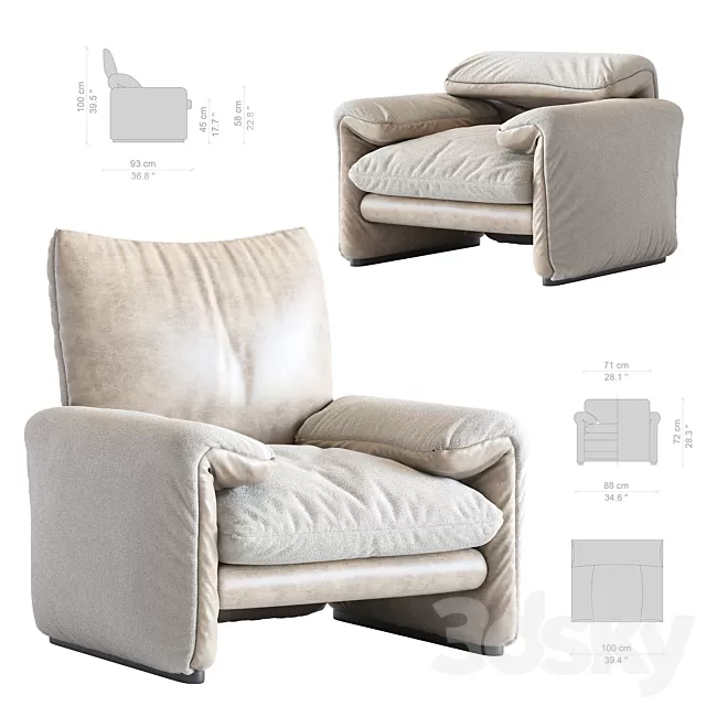 Armchair 3D Models – 0679