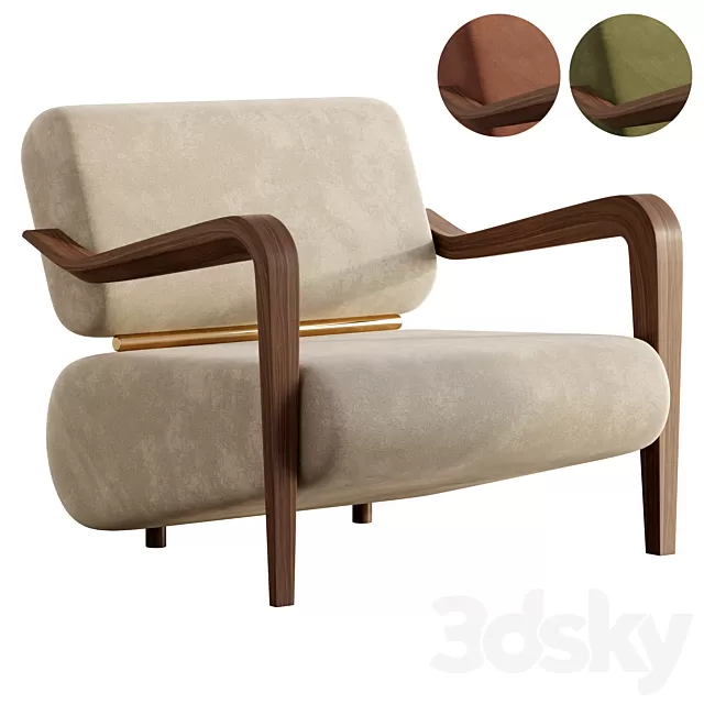 Armchair 3D Models – 0742 Armchair 3D Models – 0742