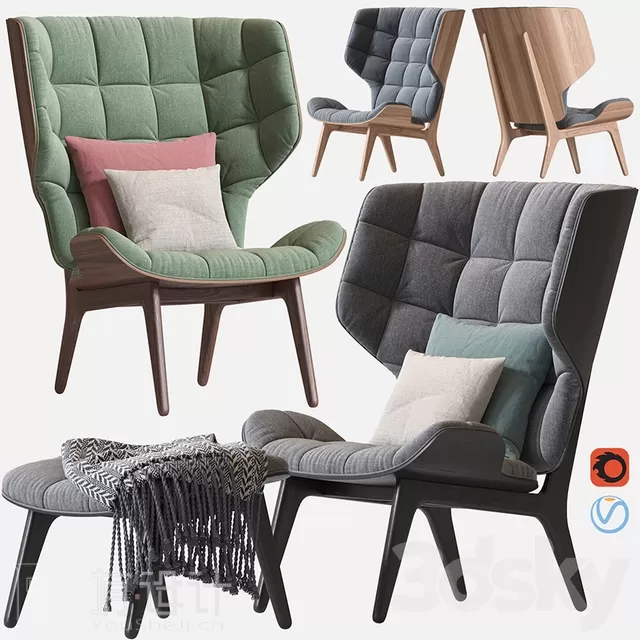 Armchair 3D Models – Armchair Mammoth by NORR11 Armchair 3D Models – Armchair Mammoth by NORR11