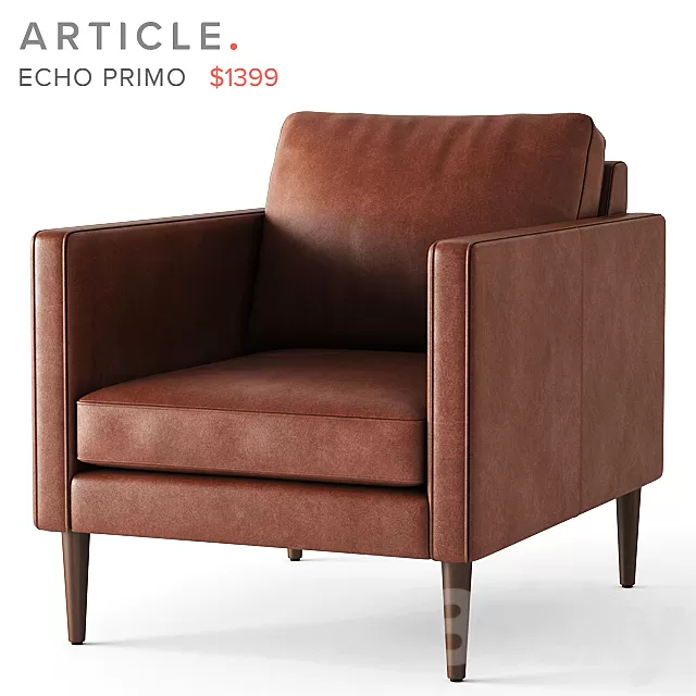 Armchair 3D Models – Article Echo Primo Armchair 3D Models – Article Echo Primo