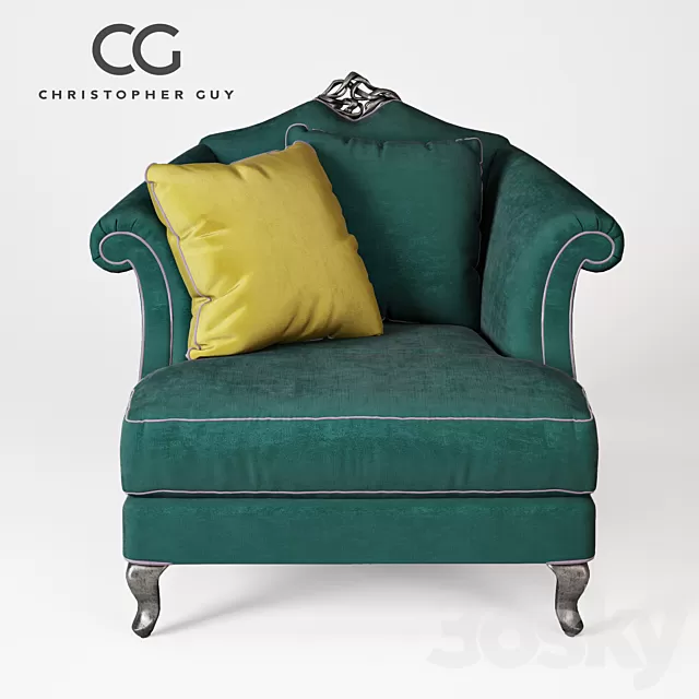 Armchair 3D Models – CHRISTOPHER GUY Valentina 60-0045 Armchair 3D Models – CHRISTOPHER GUY Valentina 60-0045