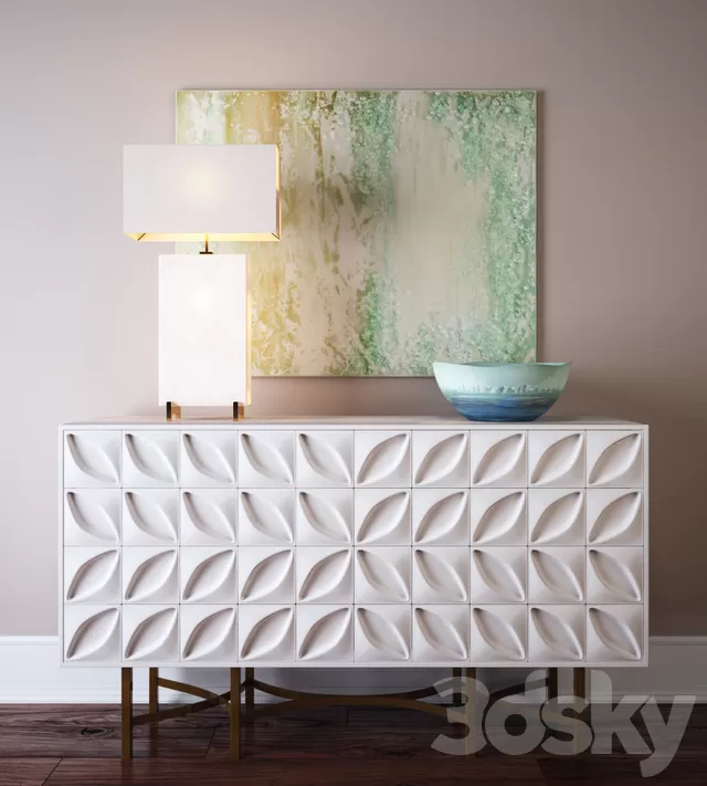 Sideboard – Chest of Drawers – Chest John Richard Organic Mist