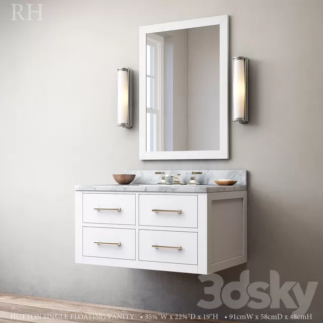 Sideboard – Chest of Drawers – HUTTON SINGLE FLOATING VANITY