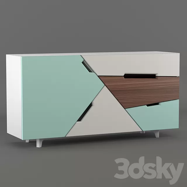 Sideboard – Chest of Drawers – Tangram Sideboard