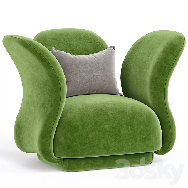Armchair 3D Models – 0755 Armchair 3D Models – 0755