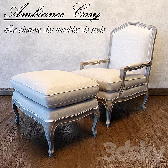 Armchair 3D Models – 0813 Armchair 3D Models – 0813