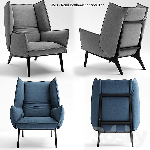 Armchair 3D Models – Armchair M & O Remi Bouhaniche Armchair 3D Models – Armchair M & O Remi Bouhaniche