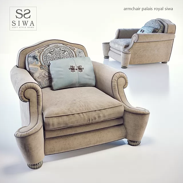 Armchair 3D Models – armchair palais royal siwa Armchair 3D Models – armchair palais royal siwa