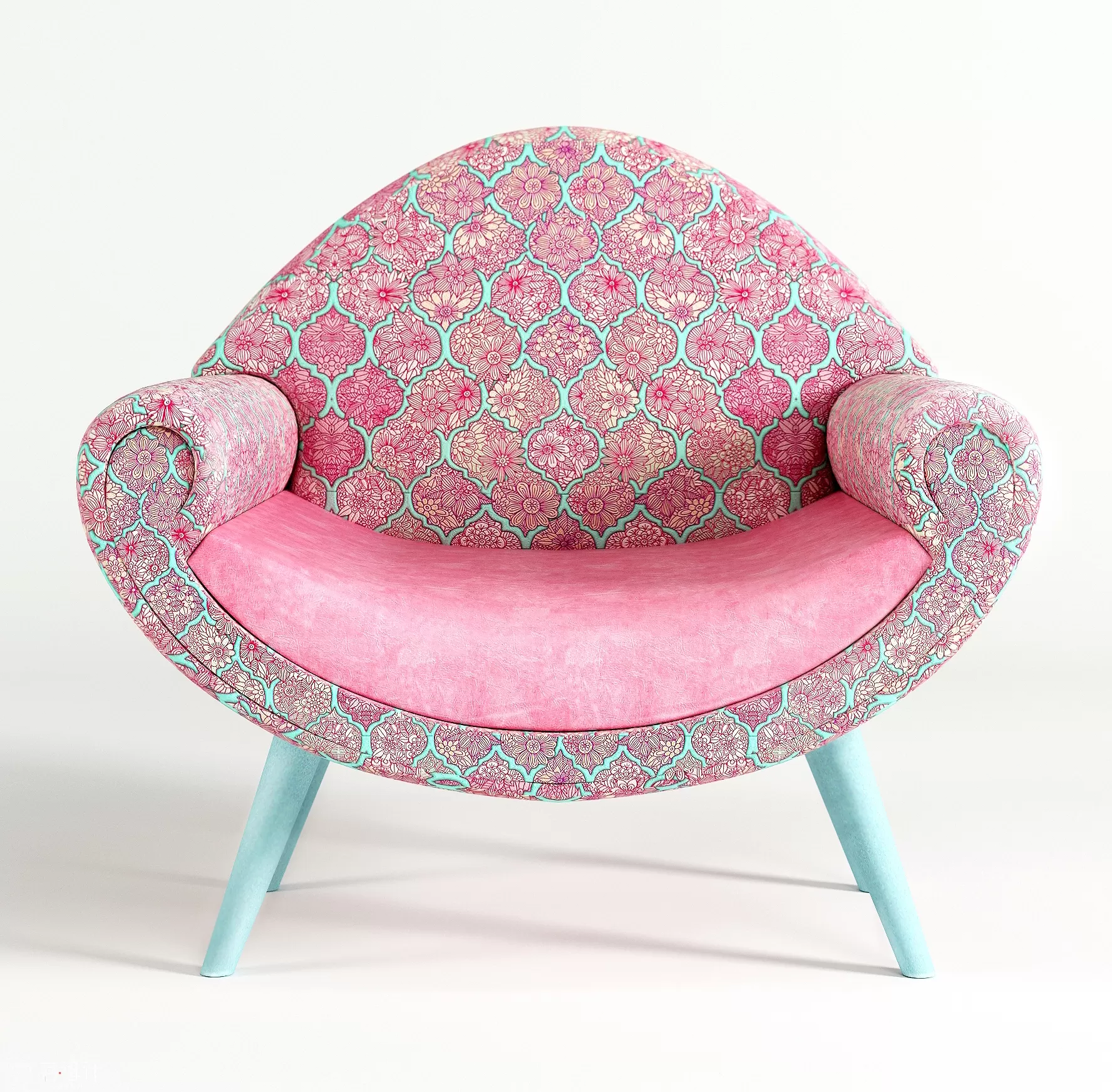 Armchair 3D Models – Armchair pink Armchair 3D Models – Armchair pink