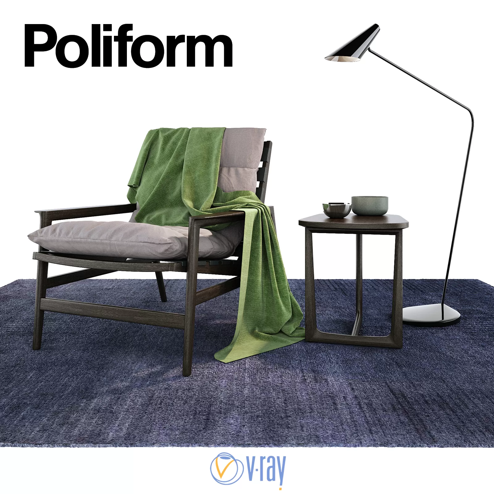 Armchair 3D Models – Armchair POLIFORM IPANEMA (max 2014; fbx) Armchair 3D Models – Armchair POLIFORM IPANEMA (max 2014; fbx)