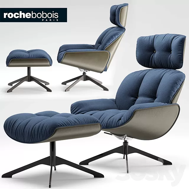 Armchair 3D Models – Armchair roche bobois QUIET LIFE ARMCHAIR Armchair 3D Models – Armchair roche bobois QUIET LIFE ARMCHAIR