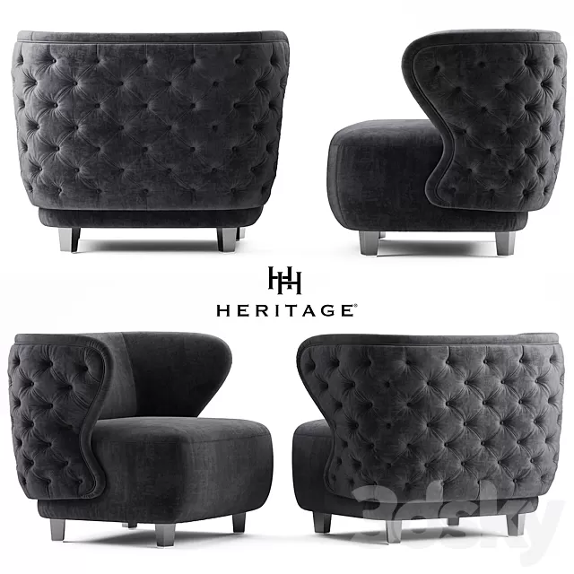 Armchair 3D Models – Armor heritage ANNABELLE armchair Armchair 3D Models – Armor heritage ANNABELLE armchair