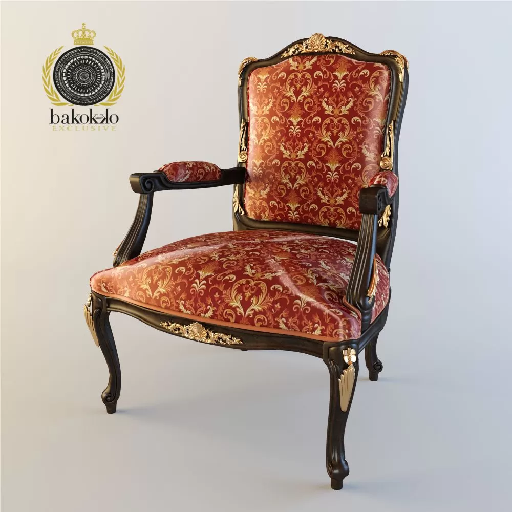 Armchair 3D Models – Baroque armchair Armchair 3D Models – Baroque armchair