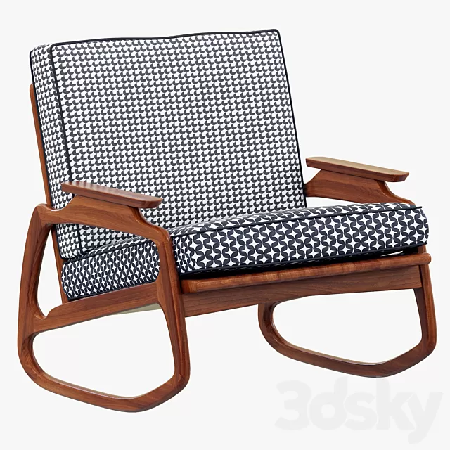 Armchair 3D Models – Baxter Ingrid Rocking Armchair Armchair 3D Models – Baxter Ingrid Rocking Armchair