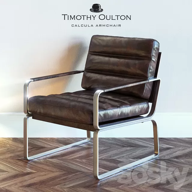 Armchair 3D Models – CALCULA ARMCHAIR; Timothy Oulton Armchair 3D Models – CALCULA ARMCHAIR; Timothy Oulton