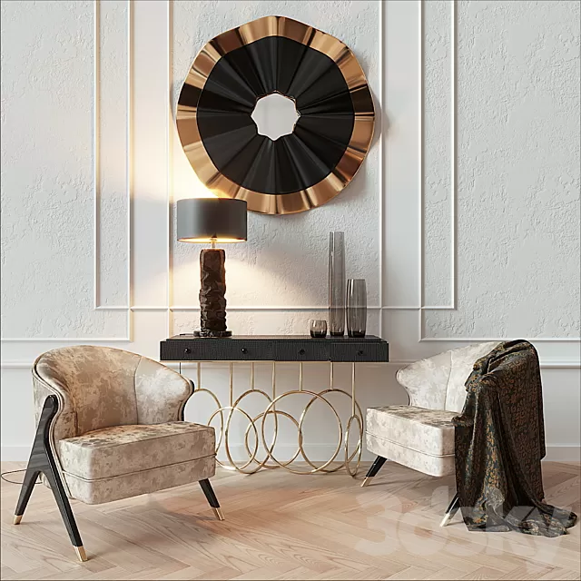 Armchair 3D Models – Canal Residence by Ethnic Chic Netherlands by Koket Armchair 3D Models – Canal Residence by Ethnic Chic Netherlands by Koket