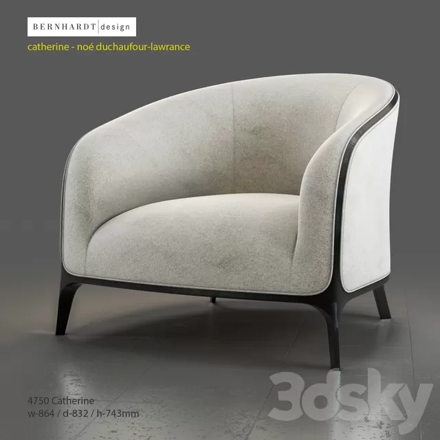 Armchair 3D Models – Catherine Lounge Chair By Bernhardt Design Armchair 3D Models – Catherine Lounge Chair By Bernhardt Design