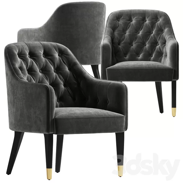 Armchair 3D Models – Eichholtz Chair Cyrus Armchair 3D Models – Eichholtz Chair Cyrus